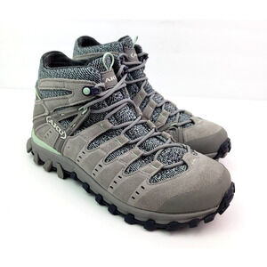 AKU Alterra Lite Mid GTX Womens Sz 6.5 Mens Sz 5 Gray Suede Outdoors Hiking Shoe
